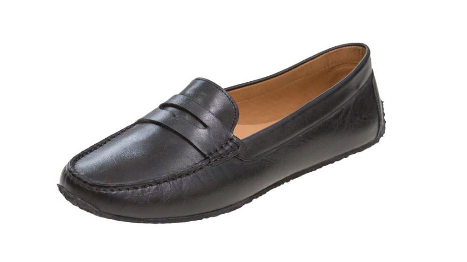 Damen Barfuss Mokassin Aponi Black 