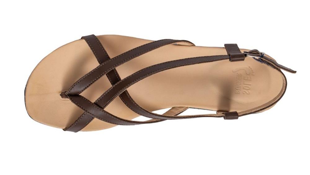 SoleRunner-Damen-Sandale-Rhea-dunkelbraun-vonoben-533550