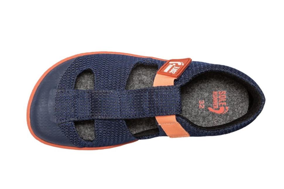 Mab 2 Navy Orange Kindersandale
