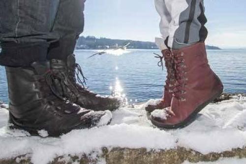 Warme Winter Barfussschuhe